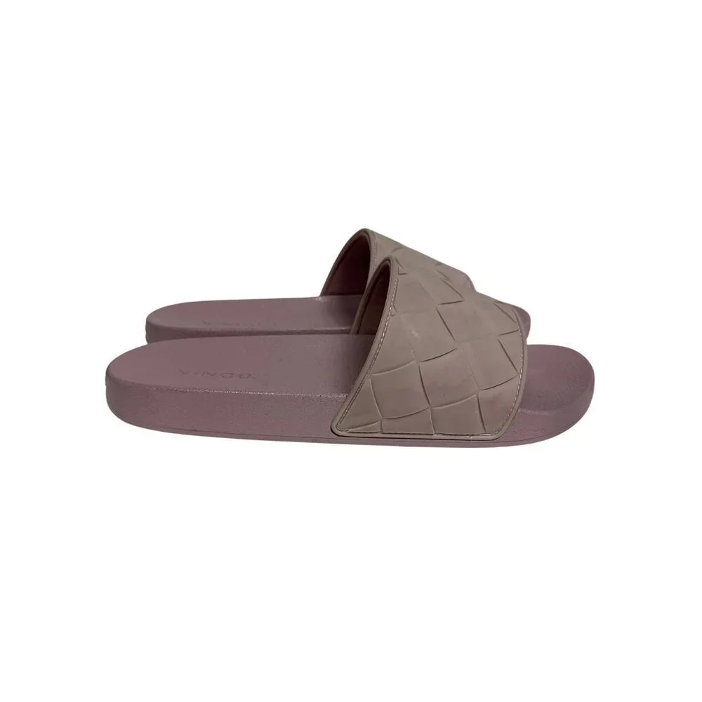 VINCE Watley Unisex Slip On Outdoor Slide Sandals Purple Men's 13 Women's 15
